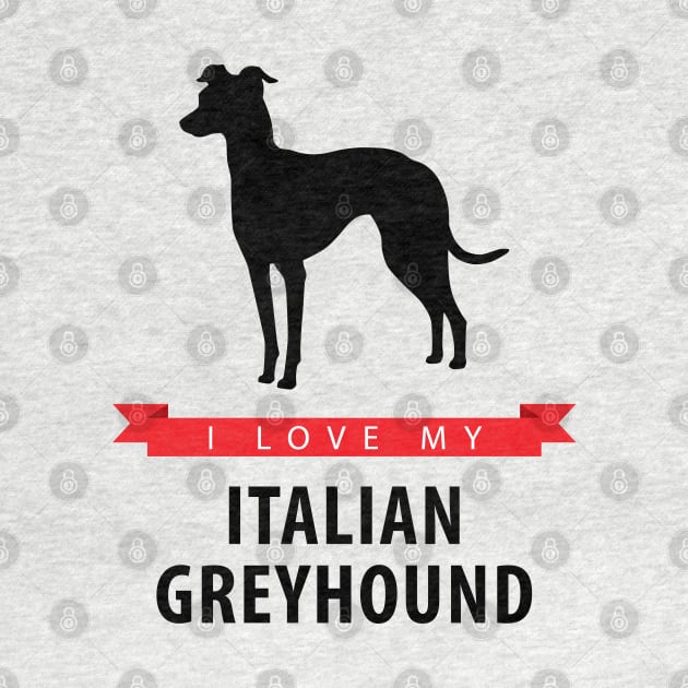 I Love My Italian Greyhound by millersye